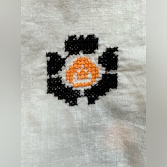 Madewell Embroidered Flutter-Sleeve Top - Picture 7 of 9